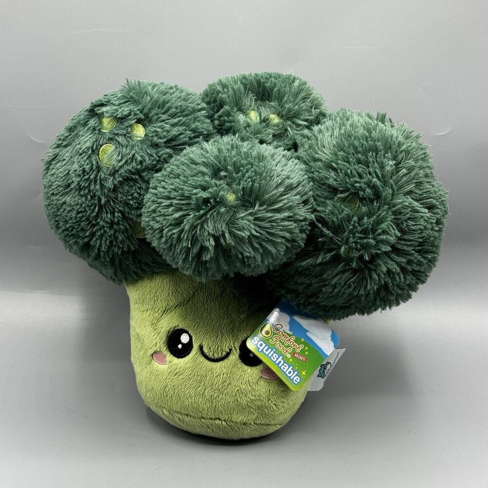Squishable Broccoli Plush Comfort Food 10" Stuffed Toy New With Tags